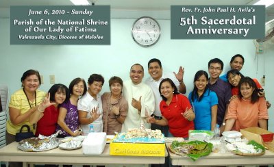 Fr. JP's 5th Sacerdotal Anniversary