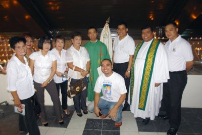 Blessing of the new basement Candle Chapel