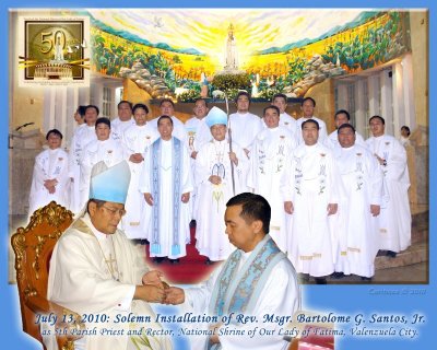 Solemn Installation of Rev. Msgr. Bartolome G. Santos Jr. ...