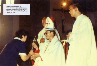 25 Years Ago: Solemn Investiture Episcopal Ordination of Bishop Deogracias S. Yiguez Jr - August 22, 1985