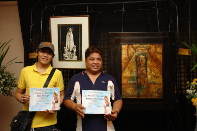 Artists Noli Principe and Aris Bagtas