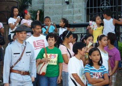 Marian pilgrims at Intramuros