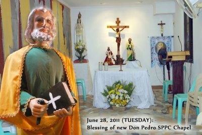 Blessing and Inauguration of new Don Pedro SPPC Chapel