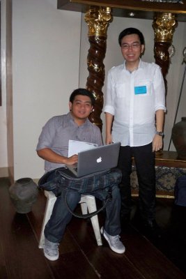 Mr. Cliff Harvey Venzon with Jilson Tio