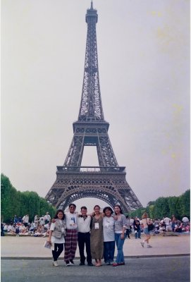 At the Eiffel Tower