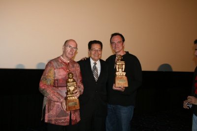 Mr. Robert Malengreau, Eddie Garcia, and Quentin Tarantino