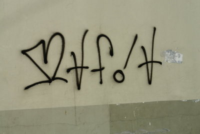 Signs (upside down Aloha?) :-)