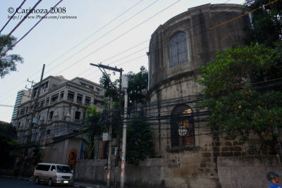 Malate Church: eastern facade