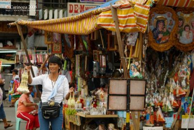 Religious items stall