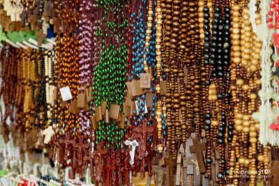 Rosaries in all colors, shapes and sizes
