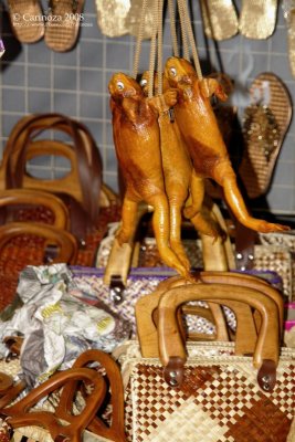 Genuine frog-skin purses, anyone ...? :-p