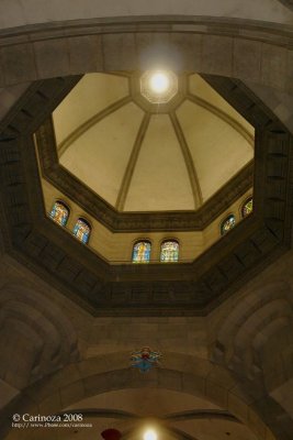 Domed roof and balcony over the altar