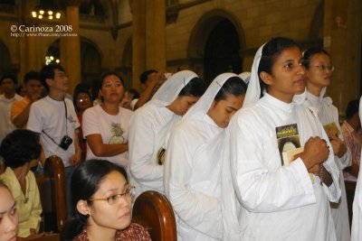 Holy candidates from the Missionaries of Charity