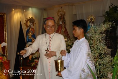Special guest, Bishop Deogracias S. Iiguez Jr., D.D. blesses the exhibit