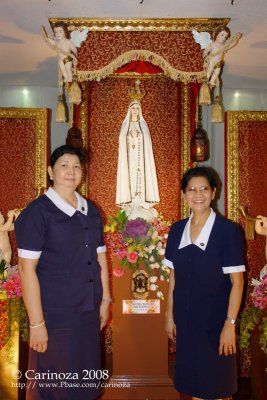 CWL Officers with the Our Lady of Fatima Image