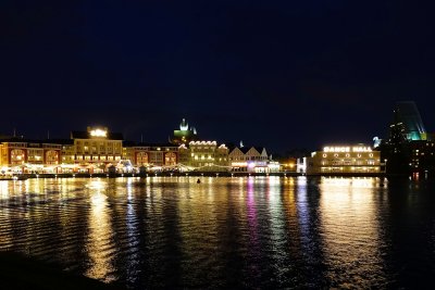 Boardwalk Resort at night