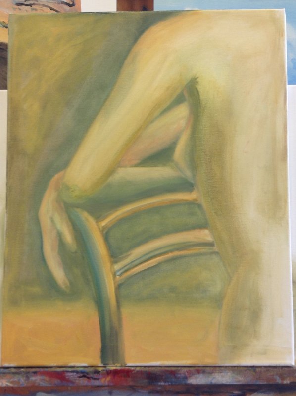 Girl at Chair