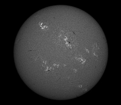 Solar Disc 11-57am flare 17 May 2013