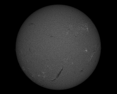 Solar Disc 10 August 2013