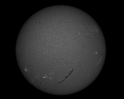 Solar Disc 11 August 2013