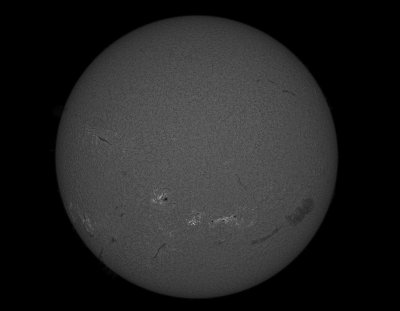 Solar Disc 14 August 2013