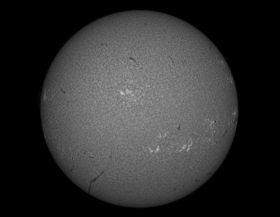 Solar Disc 25 August 2013