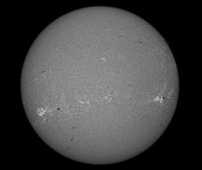 Solar Disc 22 December 2013