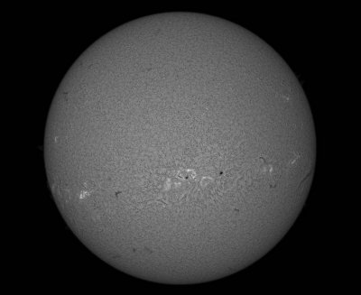 Solar Disc 26 December 2013