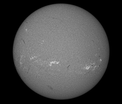 Solar Disc 29 December 2013