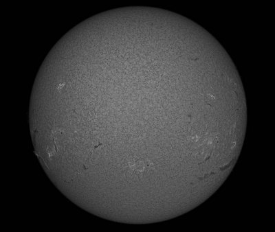 Solar Disc 18 January 2013