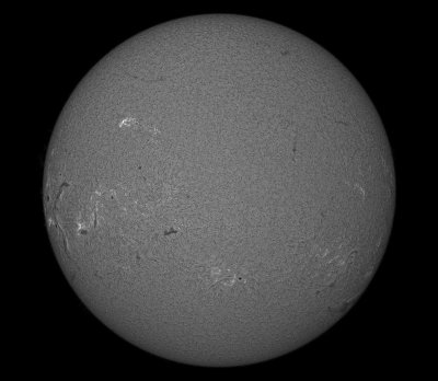 Solar Disc 19 January 2014