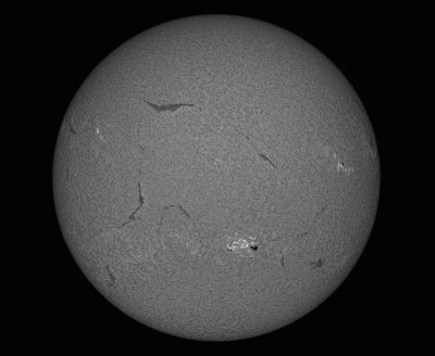 Solar Disc 9 August 2015