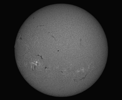 A little black spot on the Sun today 17 October 2015