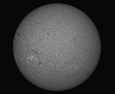 Solar Disc 17 October 2015