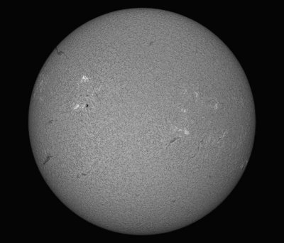 Solar Disc 10 January 2016