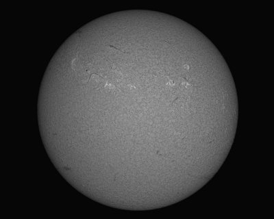 Solar Disc 6 March 2016