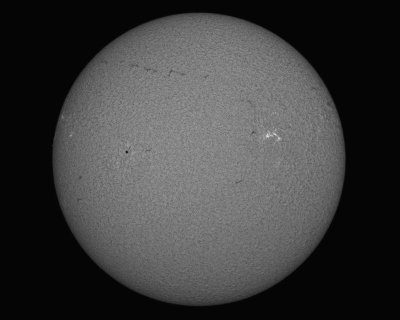 Solar Disc 24 April 2016