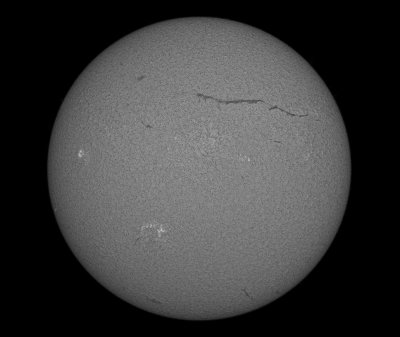 Solar Disc 30 July 2016