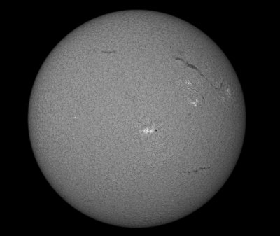 Solar Disc 4 December 2016