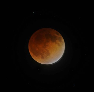 blood moon. in california april 14th 2014