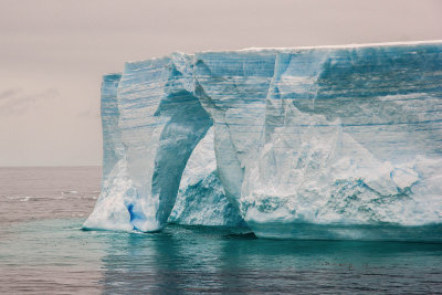 Tabular Iceberg in Bransfield Strait, Antarctica