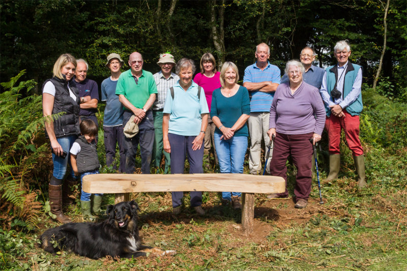Week 36 - Andrews Wood - official commemoration of new seat.jpg