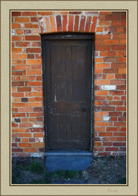 Old cottage doorway.