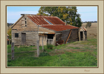 Old Barn with outhouse