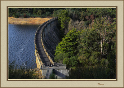 Maroondah Dam wall 