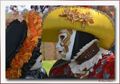 Les costums Vnitiens 2013 dans les Jardins d'Annevoie Belgique