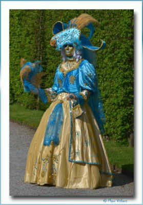 Les costums Vnitiens 2013 dans les Jardins d'Annevoie Belgique