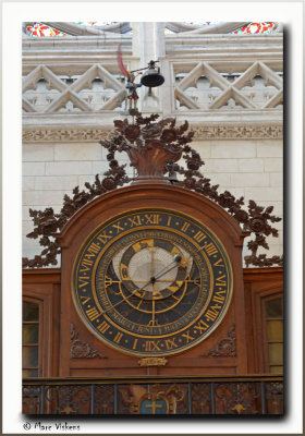 Saint Omer Cathedral: l'horloge de 1558