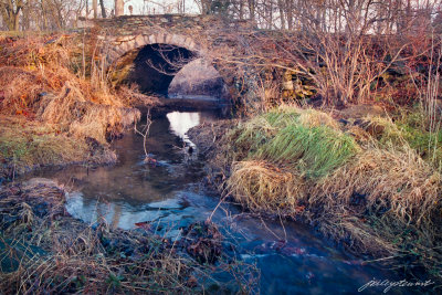Arched Bridge Over the Creek on Cider Mill Road, Loudoun County