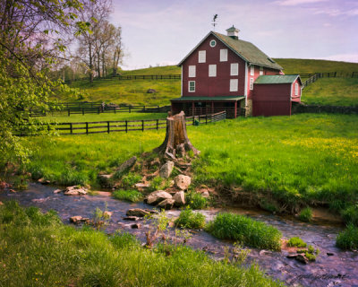 June 2014-Quaker Barn in Spring